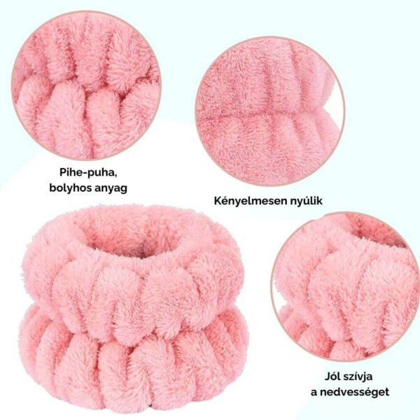 Cseppmentes spa haj-, és csuklópánt arctisztításhoz - Image 2
