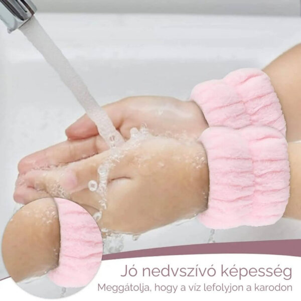 Cseppmentes spa haj-, és csuklópánt arctisztításhoz - Image 3