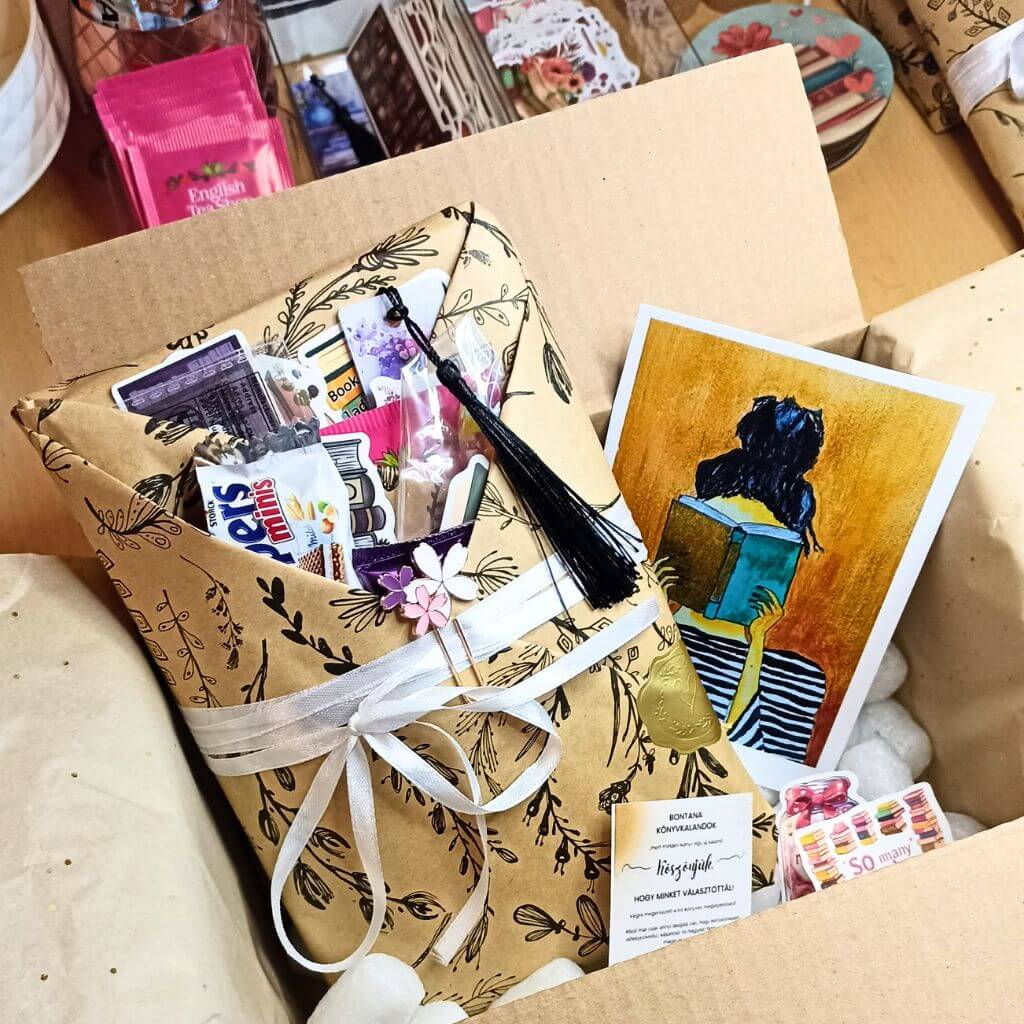 Bontana konyvkalandok kuldetese csomagolas
